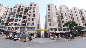 3 BHK Apartment – Exterior View View at New Ranip - for Sale