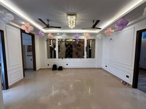 Living Room in 4 BHK Apartment at Bhartiya City Nikoo Homes 4, Thanisandra Main Road – for Rent