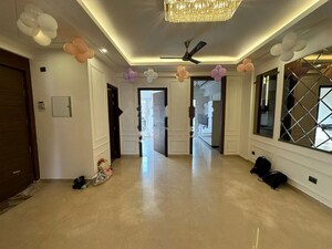 Living Room in 4 BHK Apartment at Bhartiya City Nikoo Homes 4, Thanisandra Main Road – for Rent