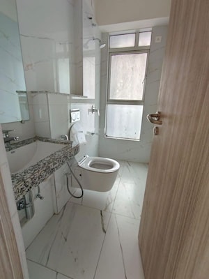 Bathroom in 3 BHK Apartment at Purva Atmosphere, Thanisandra Main Road – for Rent