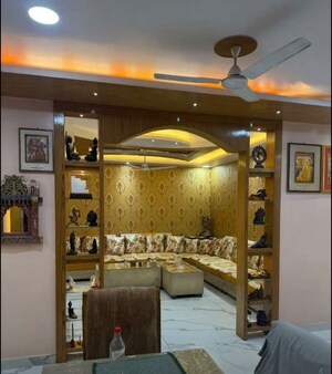 Living Room in 3 BHK Apartment at Omaxe R2, Gomti Nagar – for Rent