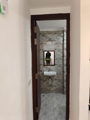 Building Lobby in 1 BHK Builder Floor at Freedom Fighters Enclave – for Rent