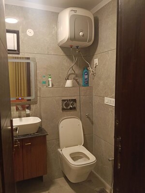 Bathroom in 3 BHK Builder Floor at Naraina – for Rent