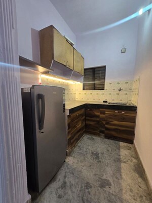 Kitchen in 1 BHK Builder Floor at Saket – for Rent