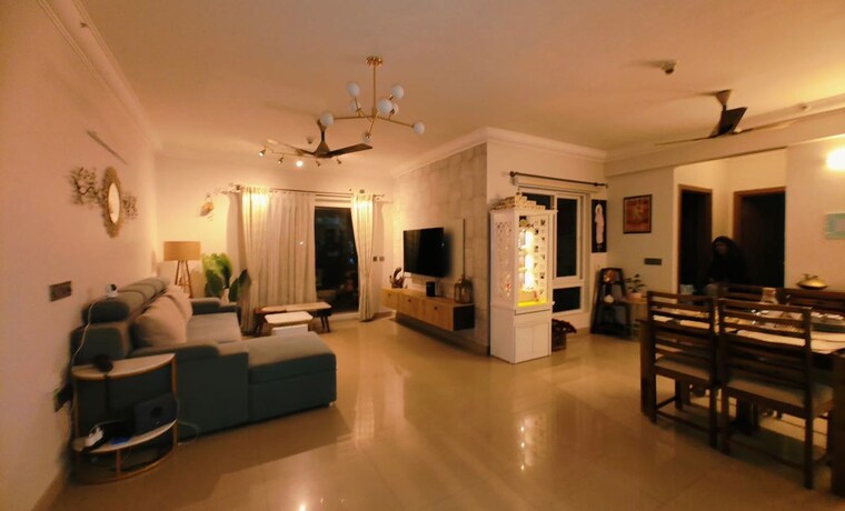 Living Room, purva-highland 3 Bedroom 1843 Sq.Ft. Apartment In Kanakapura Road Bangalore 10526586