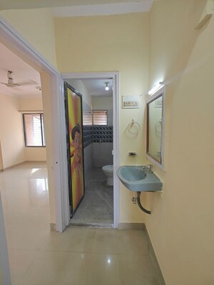 Bathroom in 2 BHK Apartment at Raval Tower, Cbd Belapur Sector 11 – for Rent