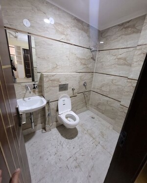 Bathroom in 3 BHK Builder Floor at Chattarpur – for Sale