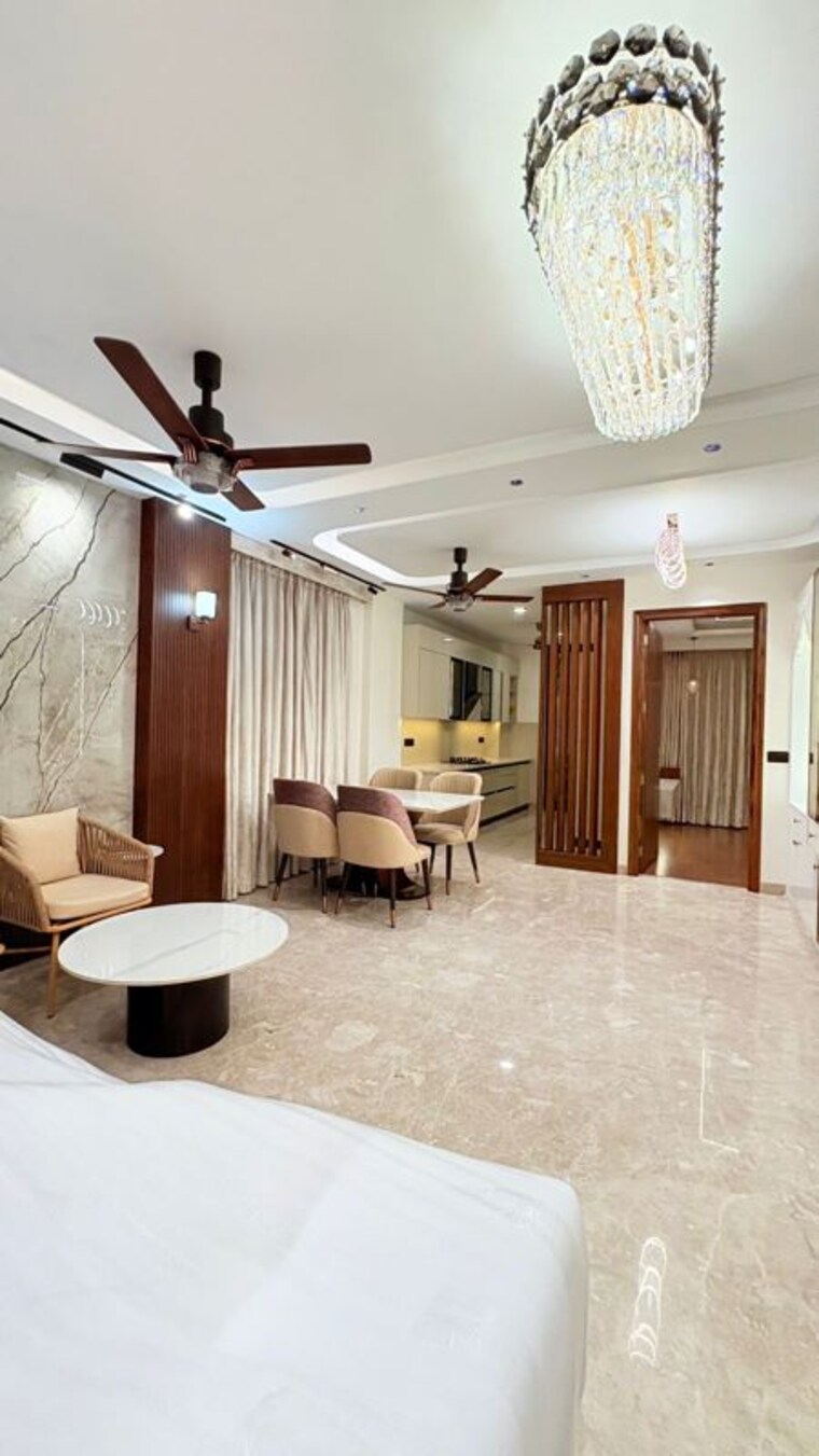 Living Room, anant-raj-the-estate-residences 3 Bedroom 180 Sq.Yd. Builder Floor In Sector 63a Gurgaon 10526664