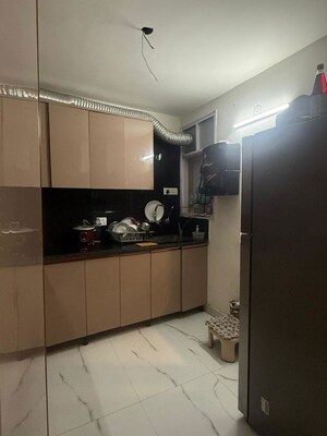 Kitchen in 3 BHK Apartment at Palm Residency Chhatarpur, Chattarpur – for Rent