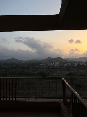 Balcony in 2 BHK Apartment at Shapoorji Pallonji Sensorium Auris, Hinjewadi – for Rent