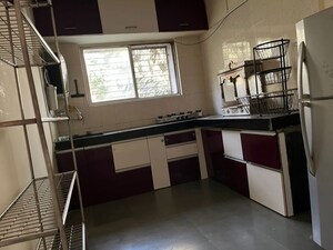 Kitchen in 1 BHK Apartment at Kshitij CHS, Yerawada – for Rent