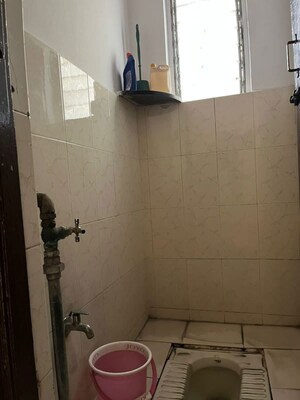 Bathroom in 1 BHK Apartment at Kshitij CHS, Yerawada – for Rent
