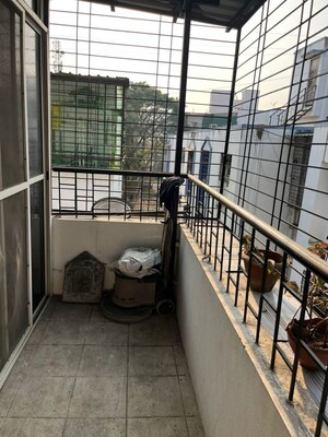 Balcony in 1 BHK Apartment at Kshitij CHS, Yerawada – for Rent