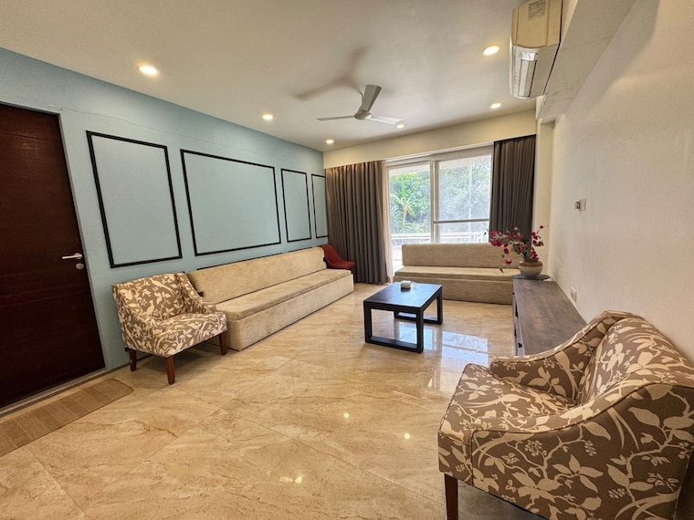 Living Room, o2-square-residences 3 Bedroom 4600 Sq.Ft. Apartment In Nanakramguda Hyderabad 10526803