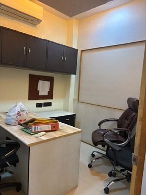 Kitchen in  Office Space at Millennium Business Park, T.T.C. Industrial Area – for Rent