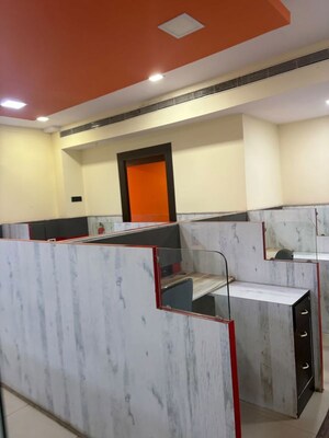 Kitchen in  Office Space at Millennium Business Park, T.T.C. Industrial Area – for Rent