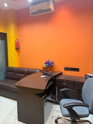 Living Room in  Office Space at Millennium Business Park, T.T.C. Industrial Area – for Rent