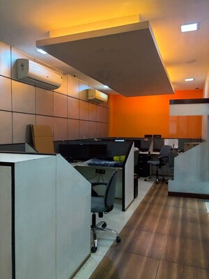 Team Area in  Office Space at Millennium Business Park, T.T.C. Industrial Area – for Rent