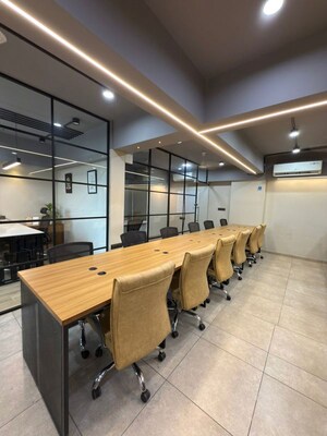 Team Area in  Office Space at Akshar Stadia, Thaltej – for Rent