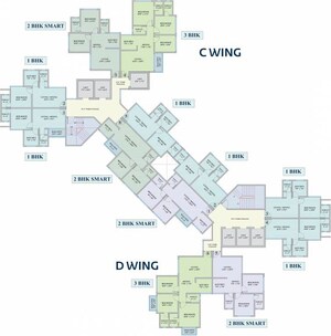 Master Plan in 2 BHK Apartment at Shapoorji Pallonji Northern Lights, Pokhran Road No Two – for Sale