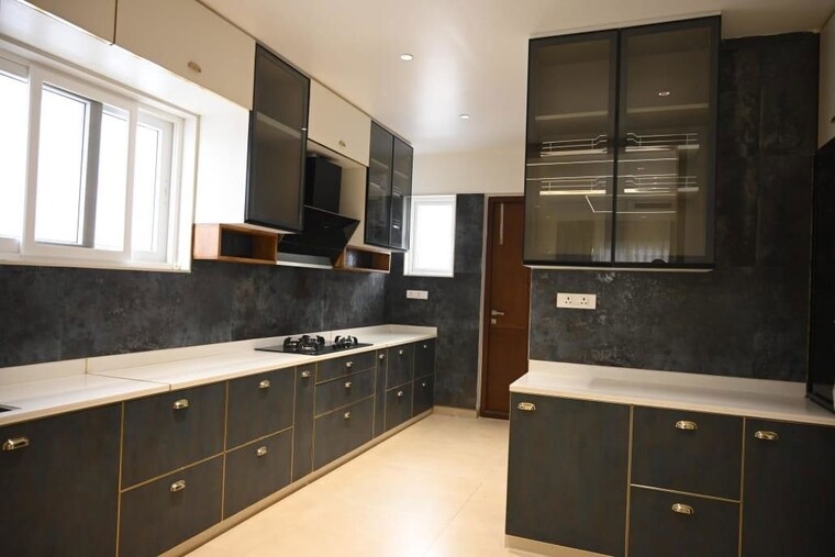 Kitchen, osman nagar 3 Bedroom 3700 Sq.Ft. Villa In Osman Nagar Hyderabad 10526925