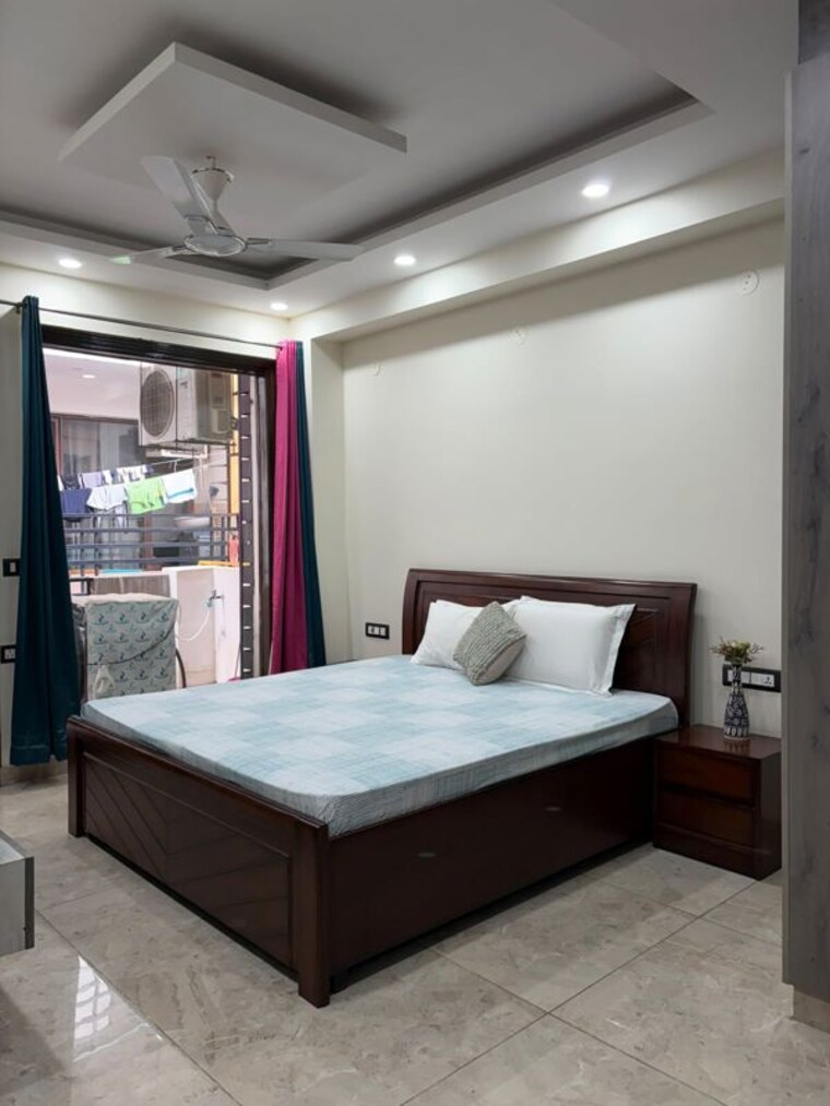 Bedroom, ansal-palam-triangle 3 Bedroom 1800 Sq.Ft. Builder Floor In Palam Vihar Extension Gurgaon 10527069