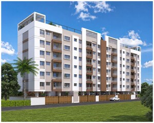 1 BHK Apartment – Exterior View View at Bhosale Nagar - for Sale