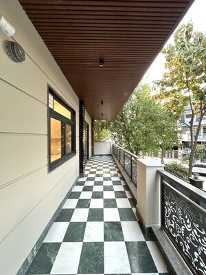 Balcony in 4 BHK Builder Floor at Palam Vihar Residents Association, Palam Vihar – for Rent