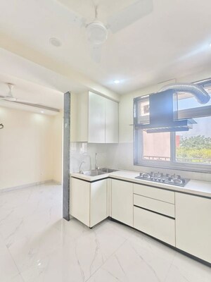 Kitchen in 3 BHK Builder Floor at Ansal Palam Triangle, Palam Vihar Extension – for Rent