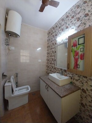 Bathroom in 4 BHK Builder Floor at Sector 21 – for Rent