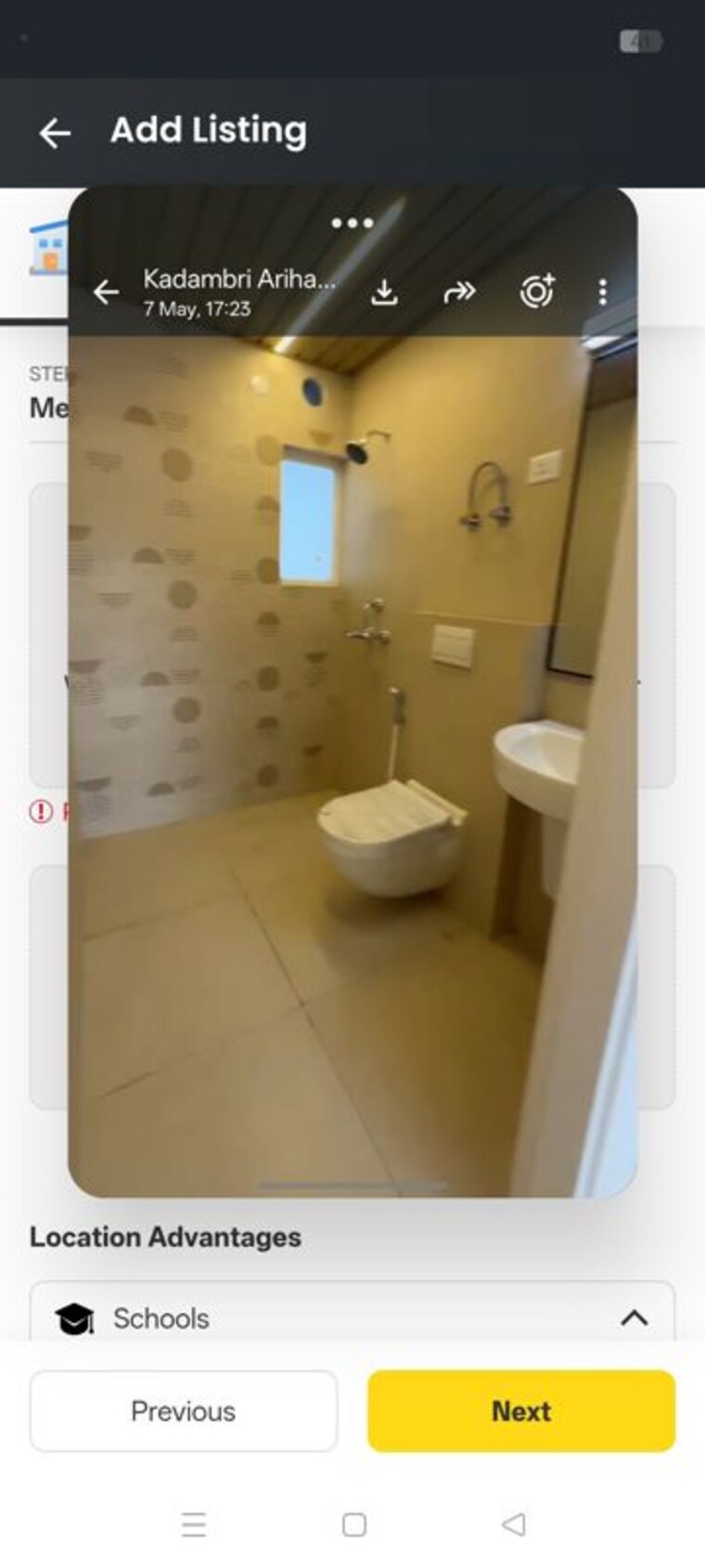Bathroom, arihant-abode 3 Bedroom 1176 Sq.Ft. Apartment In Sector 10 Greater Noida Greater Noida 10527098