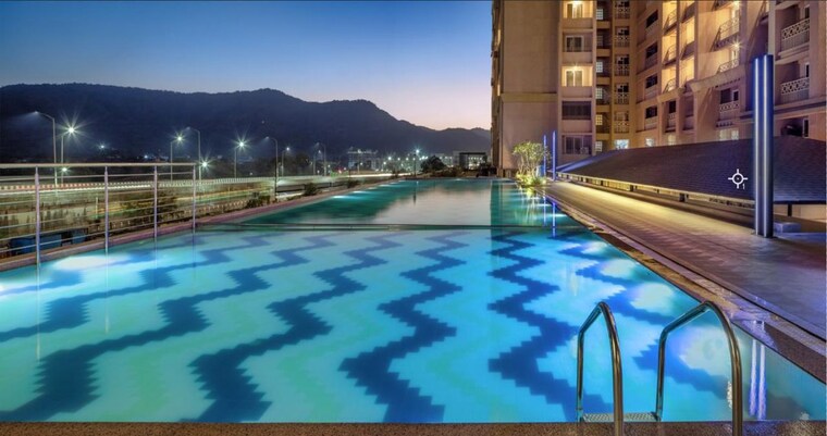 Swimming Pool, paradise-sai-world-city-phase-2 2 Bedroom 713 Sq.Ft. Apartment In New Panvel Navi Mumbai 10527071