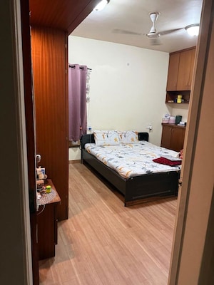Bedroom in 3 BHK Apartment at Zircon Ventures CHS Ltd, Viman Nagar – for Rent