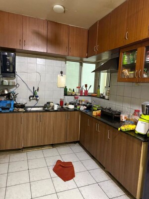Kitchen in 3 BHK Apartment at Zircon Ventures CHS Ltd, Viman Nagar – for Rent