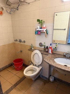 Bathroom in 3 BHK Apartment at Zircon Ventures CHS Ltd, Viman Nagar – for Rent