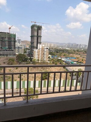 Balcony in 2 BHK Apartment at Om Aishwarya Residency, Wakad – for Rent