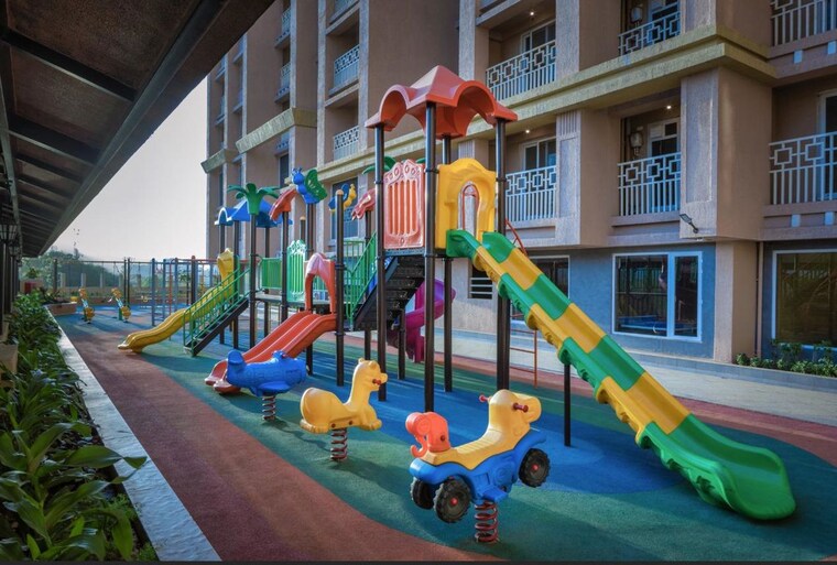 Garden, paradise-sai-world-city-phase-2 3 Bedroom 1096 Sq.Ft. Apartment In New Panvel Navi Mumbai 10527198