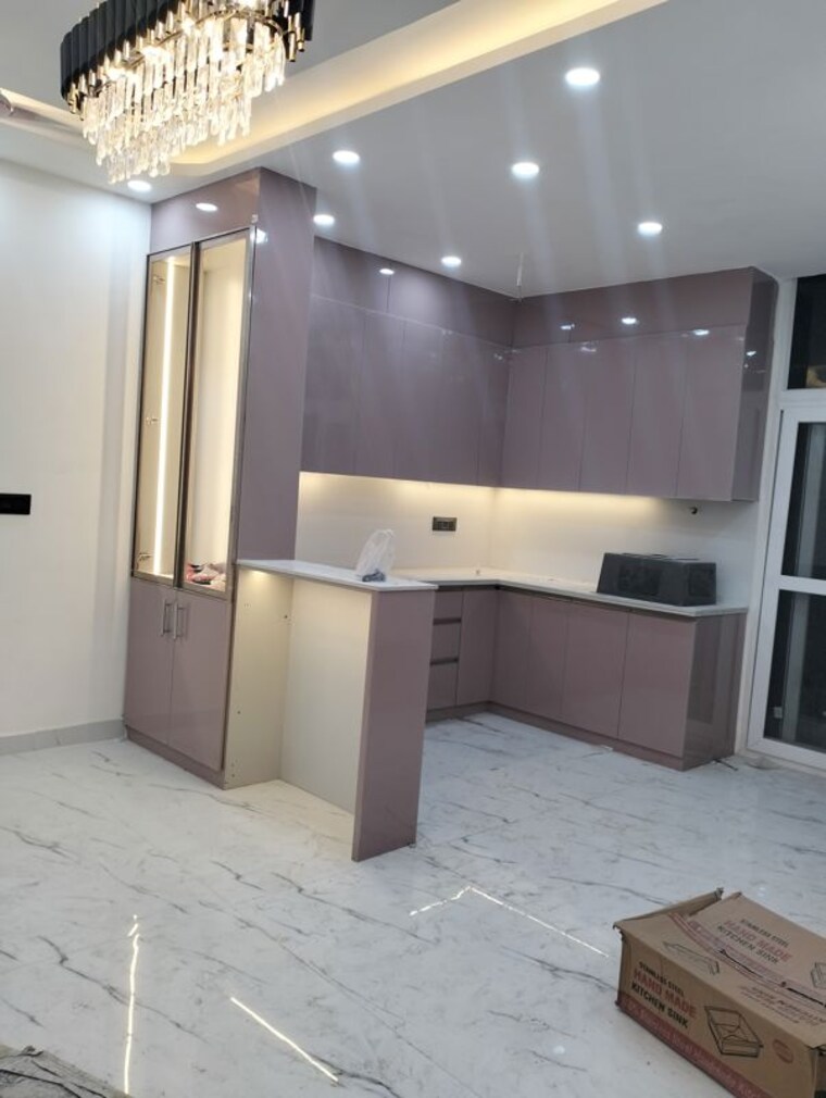 Kitchen, khirki extension 3 Bedroom 1050 Sq.Ft. Builder Floor In Khirki Extension Delhi 10462591