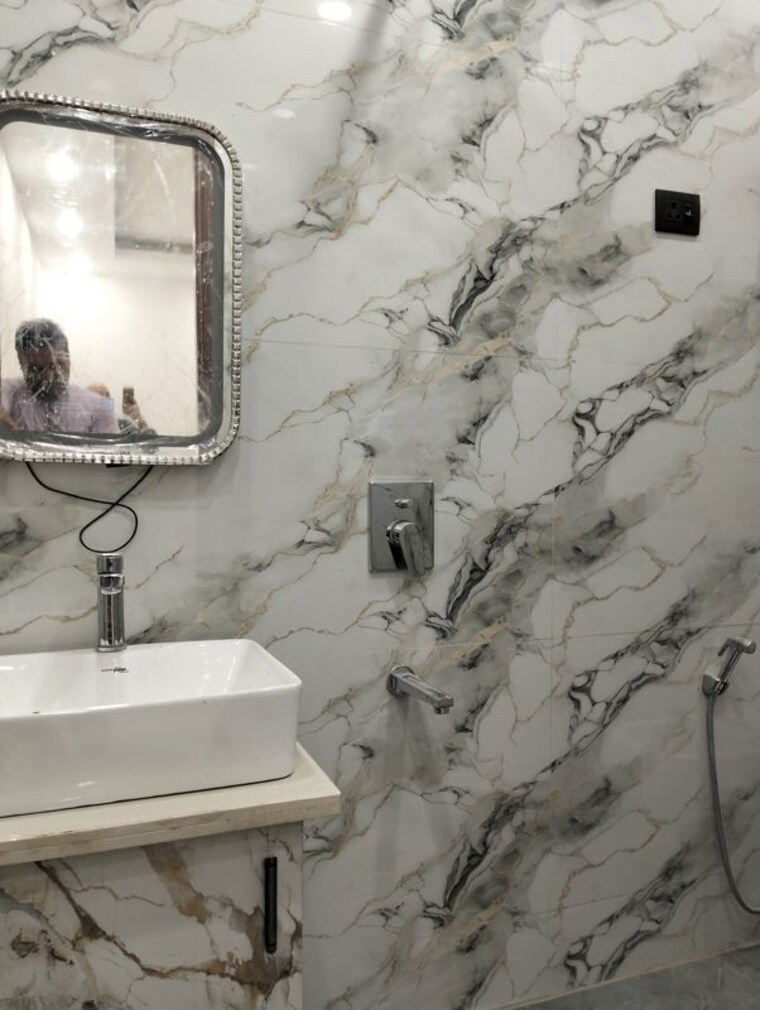 Bathroom, khirki extension 2 Bedroom 750 Sq.Ft. Builder Floor In Khirki Extension Delhi 10451979