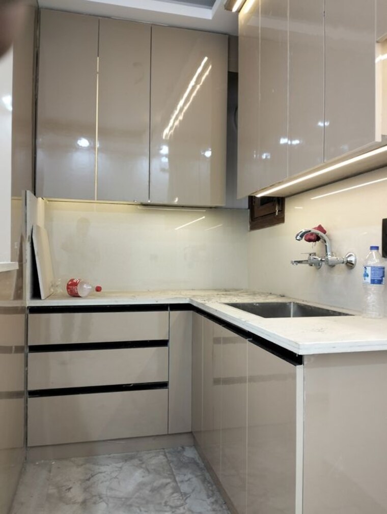 Kitchen, khirki extension 2 Bedroom 750 Sq.Ft. Builder Floor In Khirki Extension Delhi 10451979