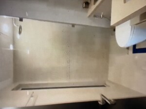 Bathroom in 2 BHK Apartment at Hiranandani Atlantis, Powai – for Rent