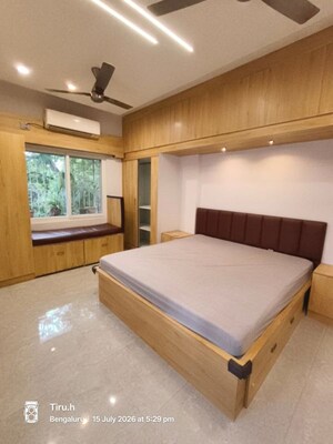 Bedroom in 3 BHK Apartment at BM Serenity, Hsr Layout – for Rent