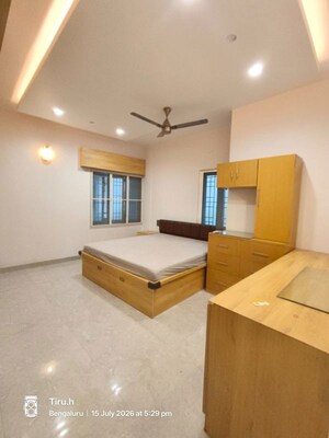 Living Room in 3 BHK Apartment at BM Serenity, Hsr Layout – for Rent