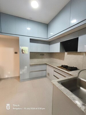 Kitchen in 3 BHK Apartment at BM Serenity, Hsr Layout – for Rent