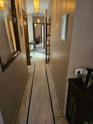 Building Lobby in 3 BHK Builder Floor at East Of Kailash – for Rent