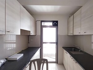 Kitchen in 2 BHK Apartment at Lodha Luxuria Priva, Majiwada – for Rent