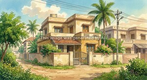  Independent House – Exterior View View at Sardar Nagar - for Sale