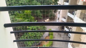 Balcony in 2 BHK Apartment at Nandan Vatsalya Vihar, Aundh – for Rent