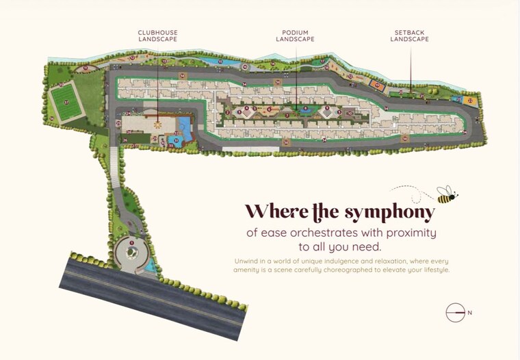 Master Plan, sowparnika-euphoria 3 Bedroom 1532 Sq.Ft. Apartment In Whitefield Bangalore 10527568