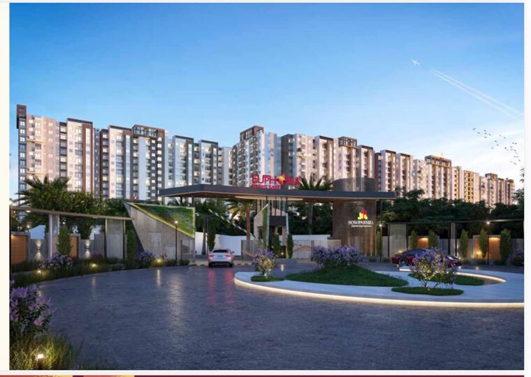 Exterior View, sowparnika-euphoria 3 Bedroom 1408 Sq.Ft. Apartment In Whitefield Bangalore 10527577
